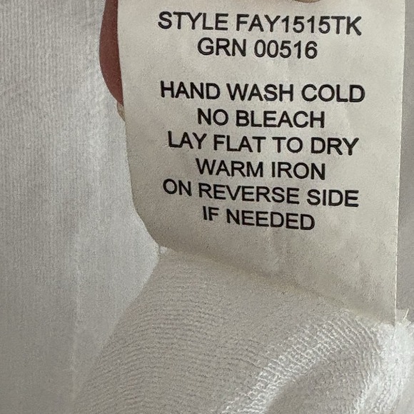 Figueroa & Flower Women Embroidered Floral Boho Top Size L White Lace Semi Sheer - Picture 8 of 10